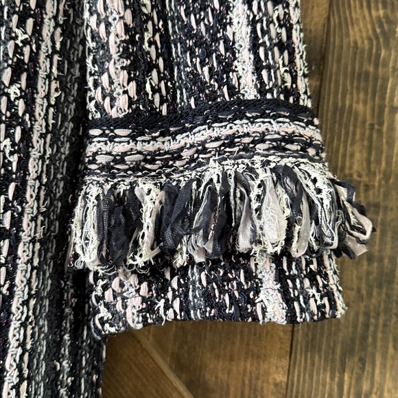 ST JOHN Wool Blend Tweed Cardigan & Dress Set - Picture 14 of 16